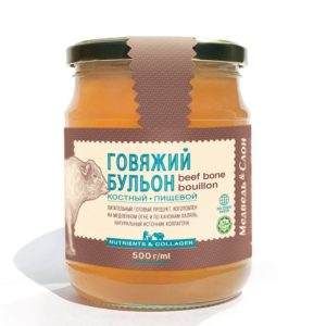 Говяжий бульон костный | ХАЛЯЛЬ | 500г NEW Медведь и Слон