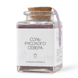 Морская соль с черникой | 70г Медведь и Слон