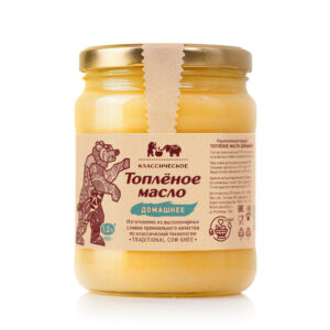 Топлёное масло домашнее |  1л (900г) Медведь и Слон